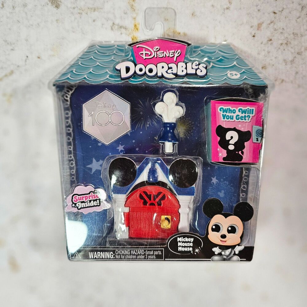 Disney Doorables Mickey Mouse House Mini Playset Disney 100 NEW Sealed